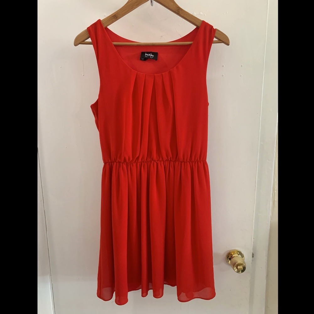 Red Orange Dress